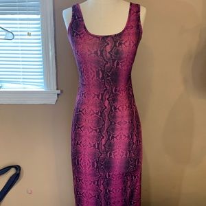 Snakeskin dress